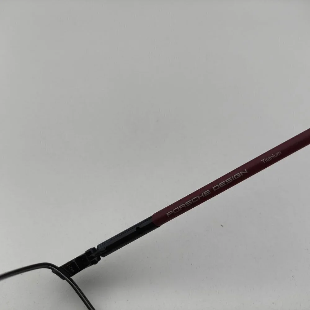 🕶️Made in Italy! Porsche Design P8766 Pol.Black Eyeglasses 56/16 140 /EUM157🕶️